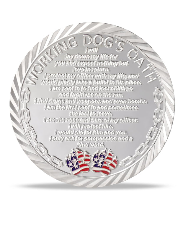 Working Dog Memorial Police Coin