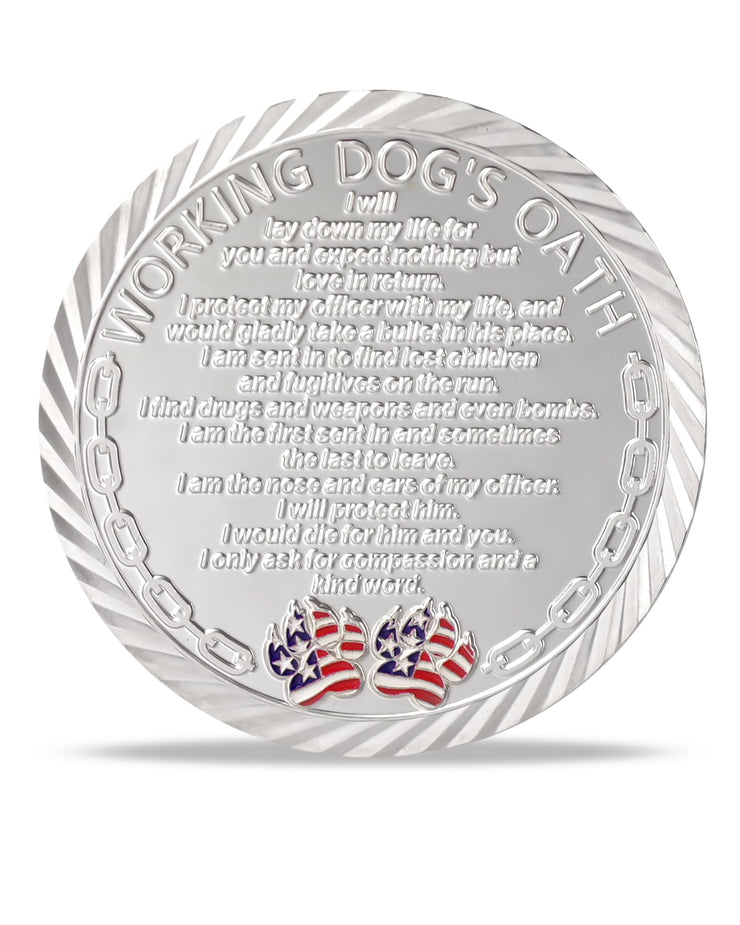 Working Dog Memorial Police Coin