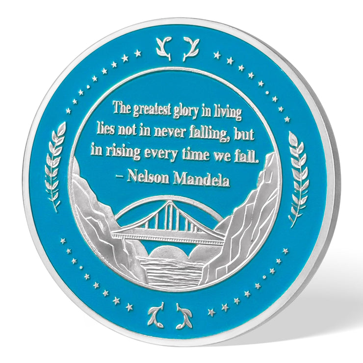 Personalized Mountain Cabin Sobriety Coin