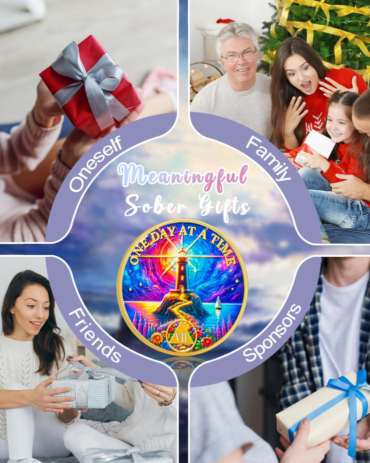 Personalized Recovery One Day at a Time  Sobriety Coin