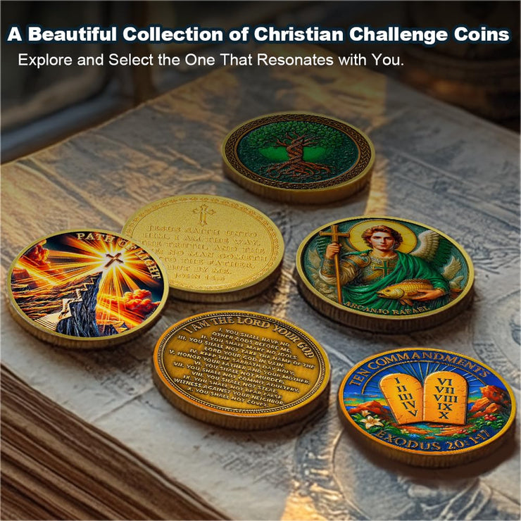 I Am The Lord Your God Ten Commandments Christian Challenge Coin