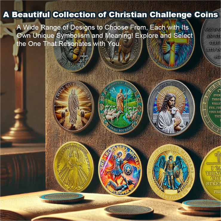 Archangel Michael Christian Challenge Coin