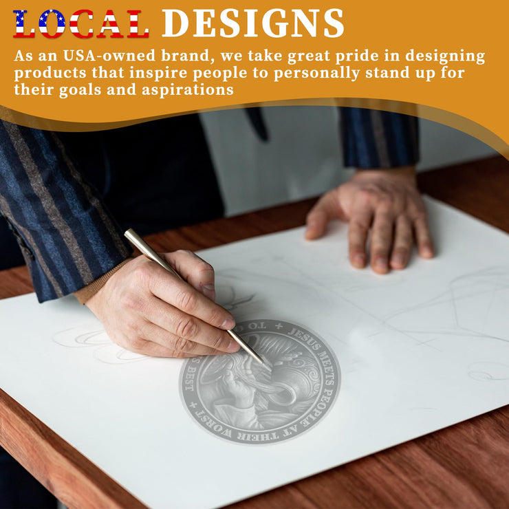 Jesus Meets People at Their Worst  Christian Jesus Grace Coin