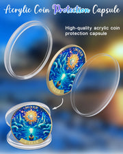 Sun and Snow Sobriety Coin