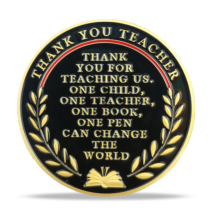 Thank You Teacher Appreciation Challenge Coin