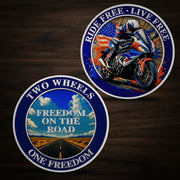 Freedom Motorcycle Challenge Coin