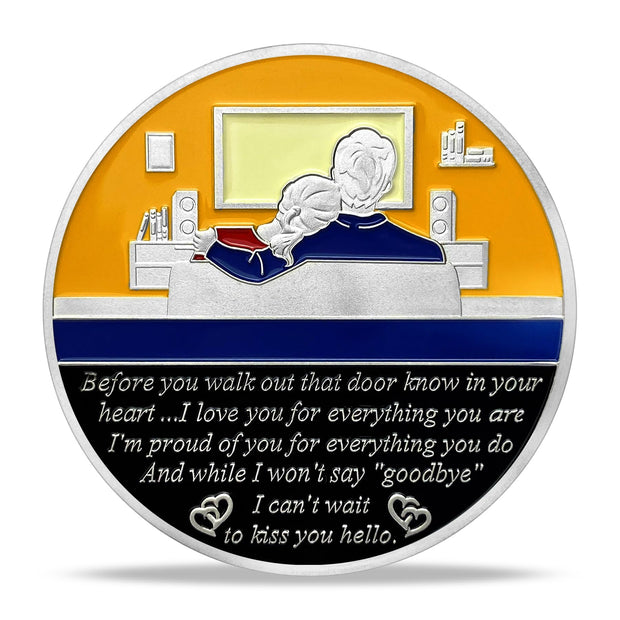 Come Home Safe Police Officer Challenge Coin