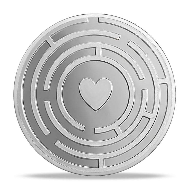 Double Heart Anniversary Coin
