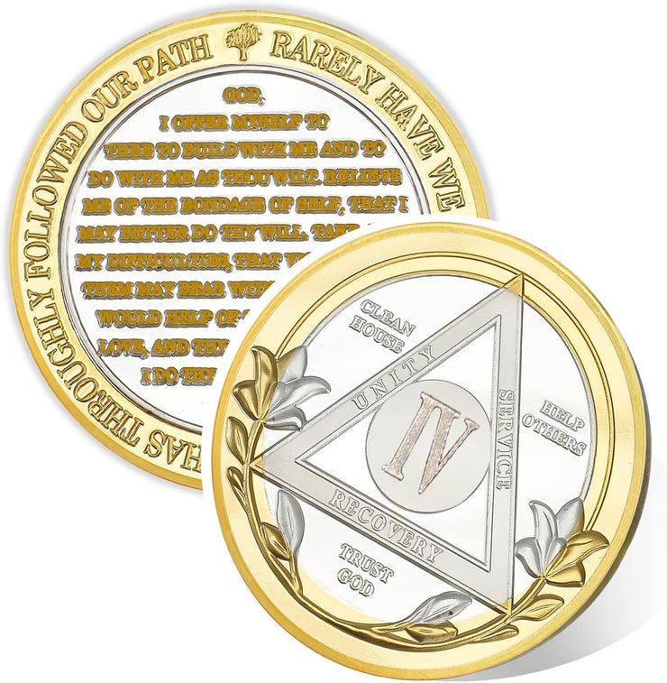 Victory Path 1-5 Year Sobriety Coin