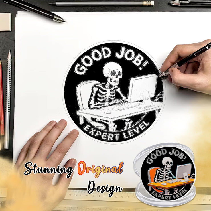 Everything's Fine Stress Relief Humorous Motivational Coin