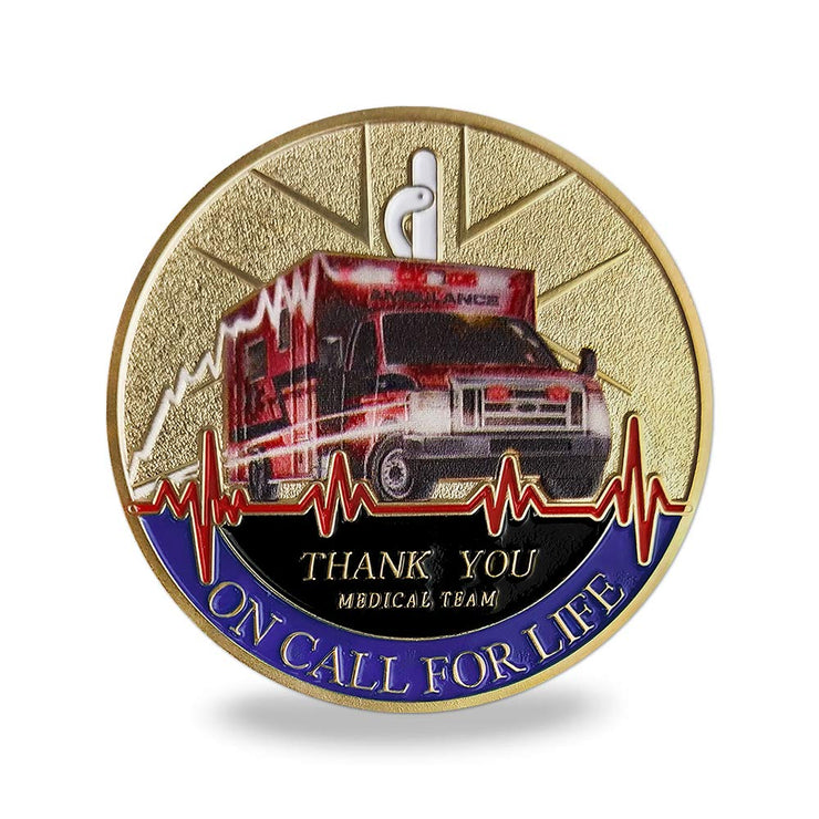 Paramedic's Prayer EMT EMS Challenge Coins