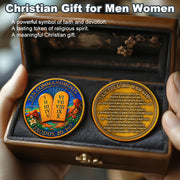 I Am The Lord Your God Ten Commandments Christian Challenge Coin