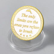 Beyond Limits Inspirational Dolphin Sobriety Coin