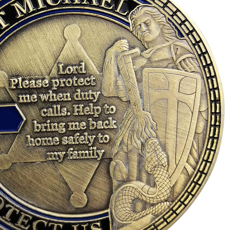 Police Officers Prayer Challenge Coin