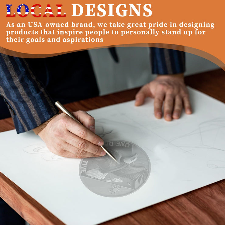 Eagle Sobriety Coin – “One Day at a Time” AA Medallion