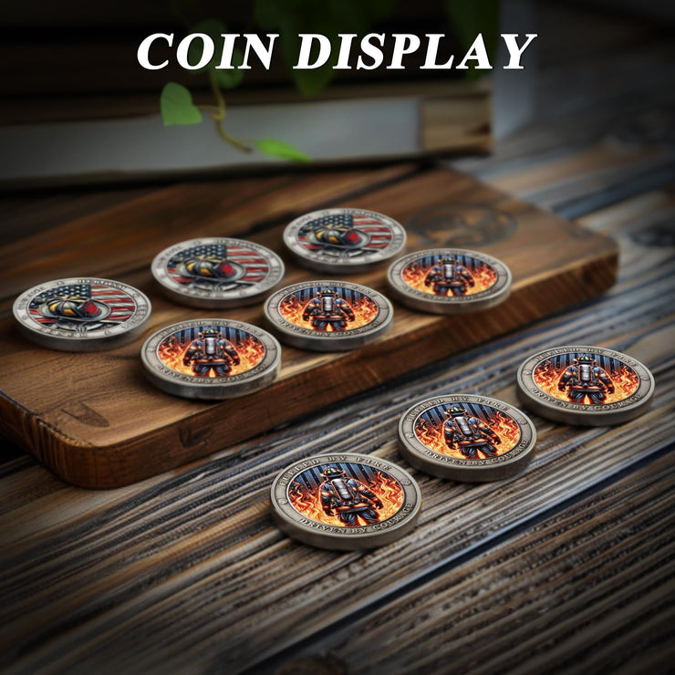 Honor Fire Department Rescue Prayer Coin