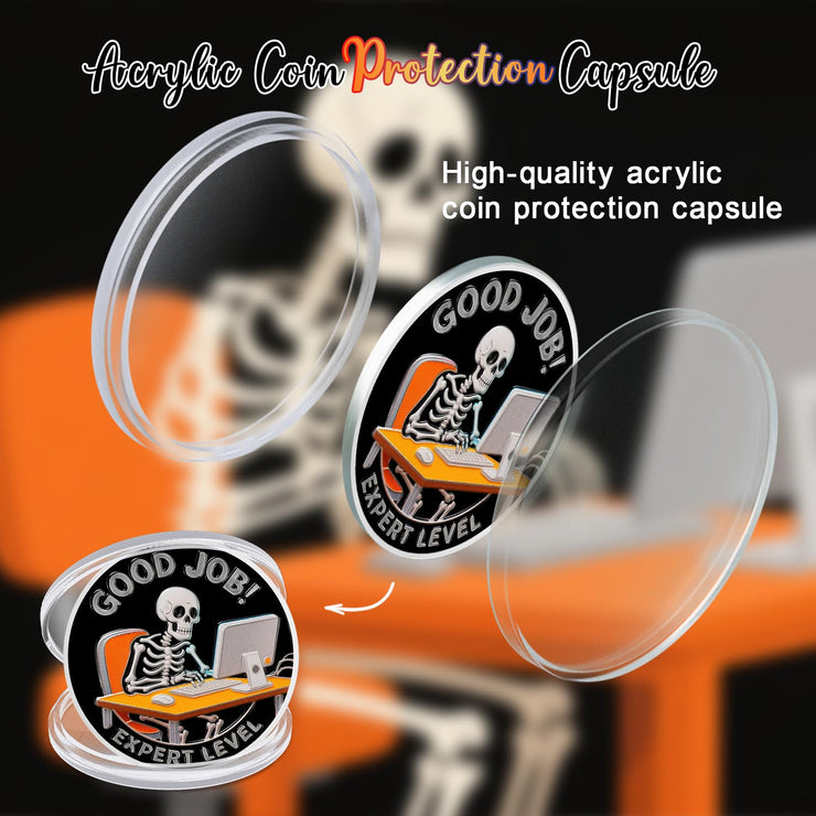 Everything's Fine Stress Relief Humorous Motivational Coin