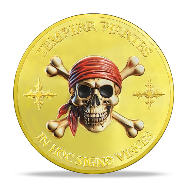 Knights Templar Challenge Coin (Pirate)