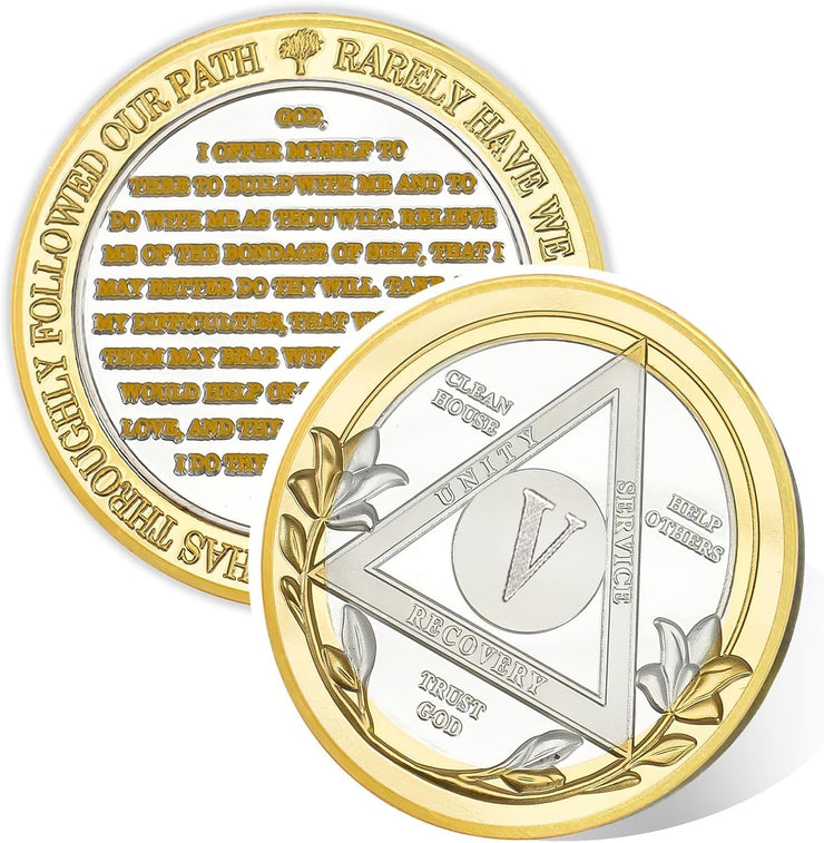 Victory Path 1-5 Year Sobriety Coin