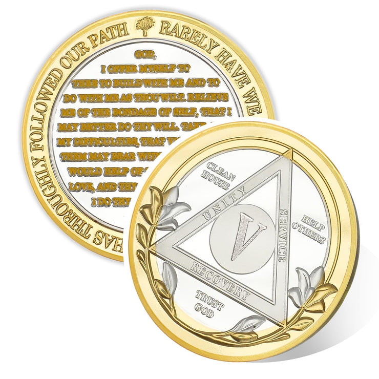 Victory Path 1-5 Year Sobriety Coin