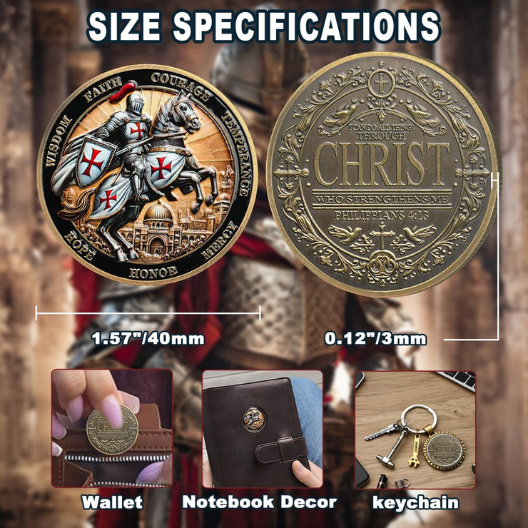 Knights Templar Challenge Coin