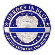 Skeleton Police Challenge Coin Skull Coin Police Officer Prayer Challenge Coin