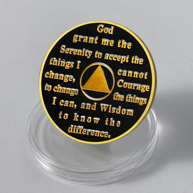 Personalized Powerful Woman Sobriety Coin