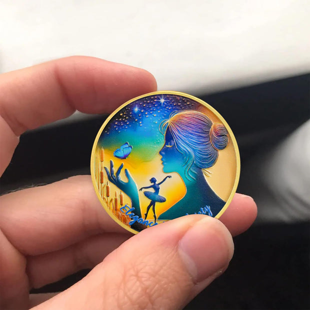 Elegance in Sobriety Coin for Women