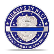 Skeleton Police Challenge Coins