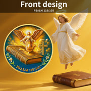 Flying Angels Religious Psalm 119:105 Challenge Coins