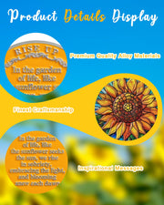 Sunflower Sobriety Coin