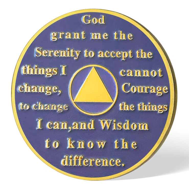 Butterfly Blossom Sobriety Coin