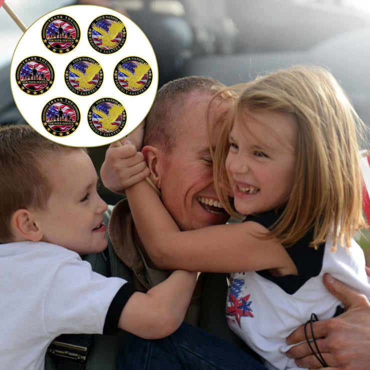 Thank You for Your Service Bulk Veterans Military  Challenge Coin