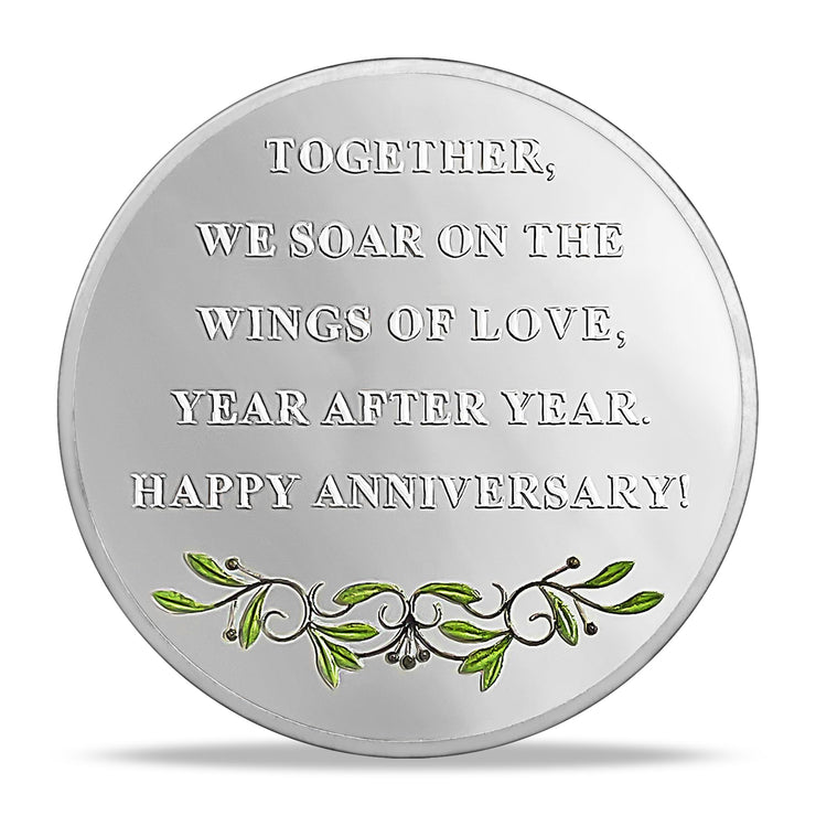 Loving Swallows Anniversary Coin