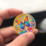 Butterfly Blossom Sobriety Coin