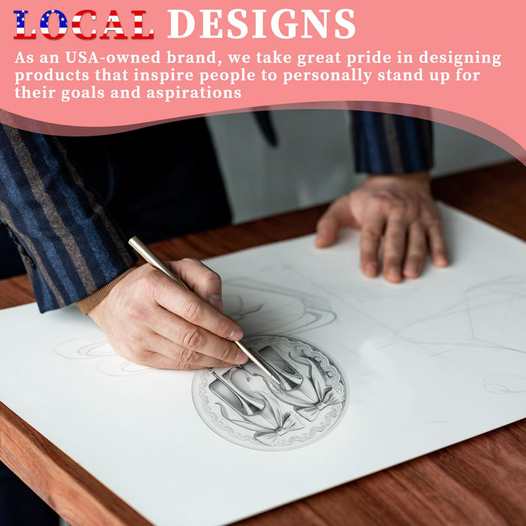 Bow Tie & High Heels Affirmation Sobriety Coin