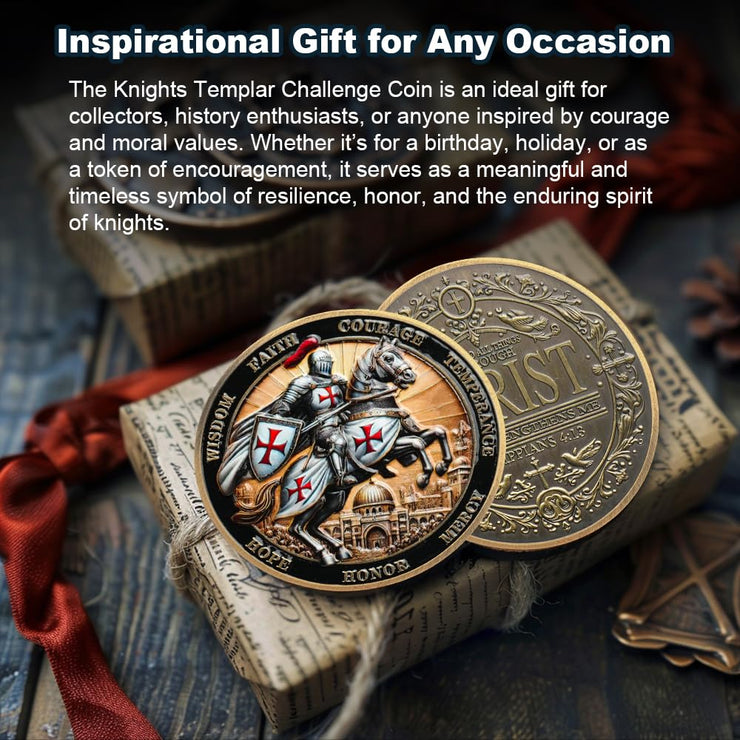 Knights Templar Challenge Coin