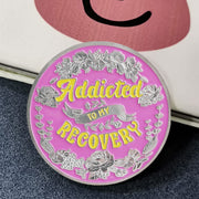 1 Year Sobriety Coin AA Chip and Medallions Anniversary Recovery