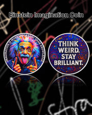 Albert Einstein Inspirational Coin