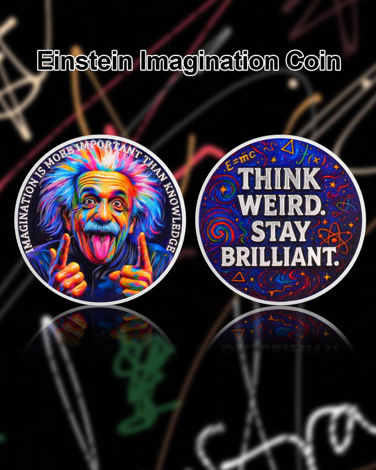 Albert Einstein Inspirational Coin