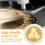 Recovery Golden Hope Sobriety Coin