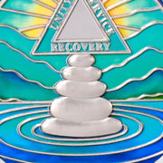 Recovery Coin for Alcoholics and Narcotics Anonymous Symbol of Strength, Courage