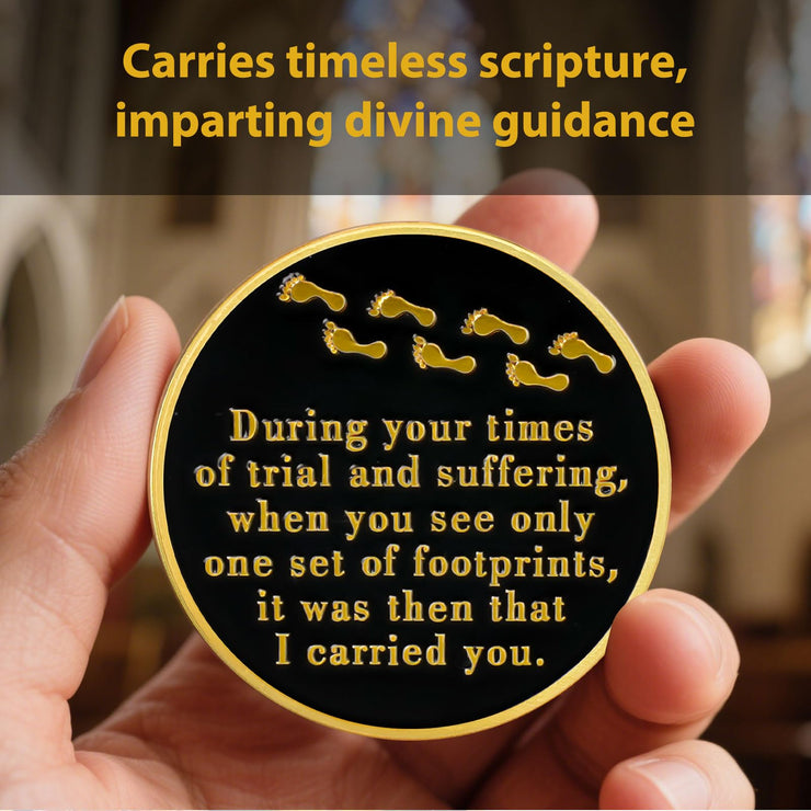 Tokenara Christian Challenge Coin for Men Women