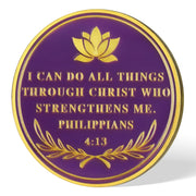 Inner Awakening Lotus Sobriety Coin for Women