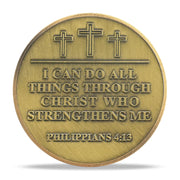 Radiant Cross Path Religious Coin