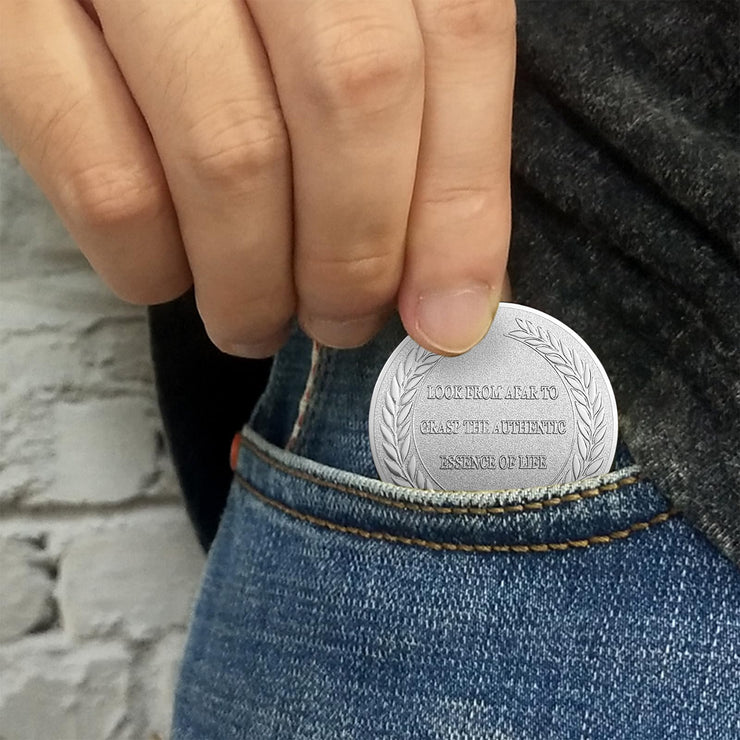 AtSKnSK Artisan Asymmetrical Coin Challenge Coin