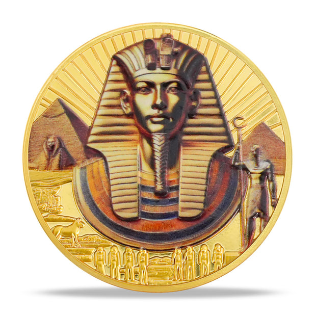 Inspirational Egyptian Symbol Pharaoh Eye of Horus Religious Coin