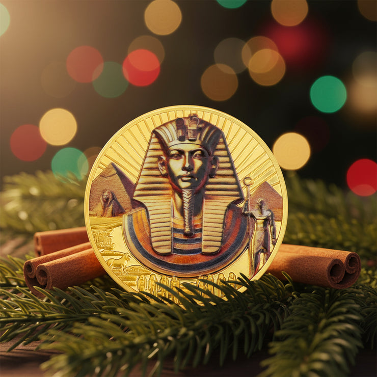 Inspirational Egyptian Symbol Pharaoh Eye of Horus Religious Coin