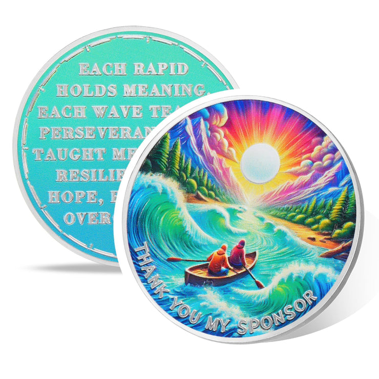 Thank You My Sponsor Sobriety Coin