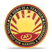 Thank You Teacher Appreciation Challenge Coin